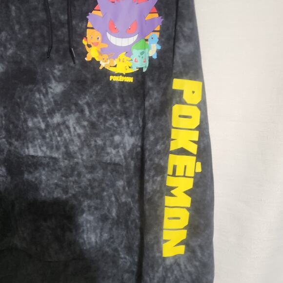 Pokémon Gengar and friends hoodie men's medium-fist photo back of hoodie - Picture 5 of 7